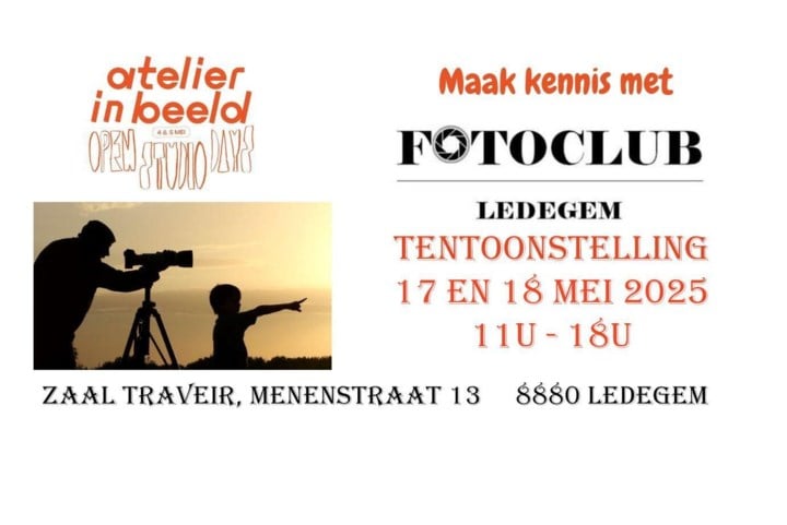 Fotoclub Ledegem organiseert tentoonstelling