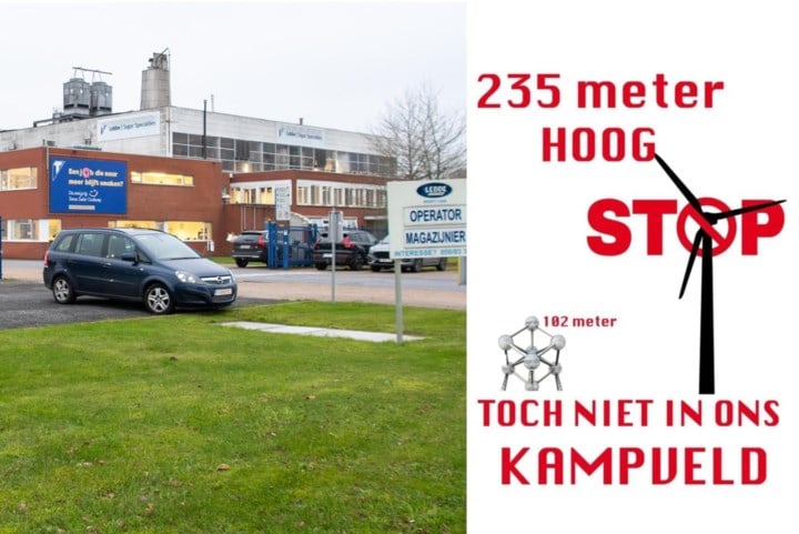 Aanvraag voor windturbine in Kampveld ingetrokken, maar Eneco laat site nog niet los: “Nieuw voorstel niet uitgesloten”