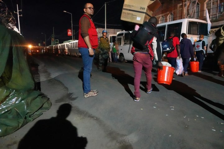Ruim 1.300 leden van Congolese regeringstroepen en families geëvacueerd uit Goma