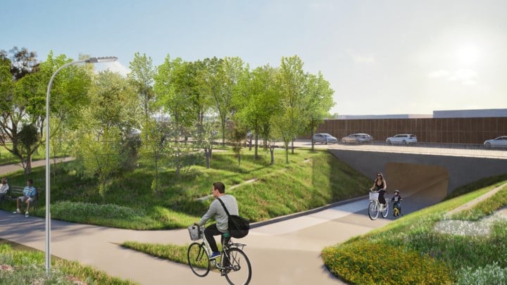 Verkeer op N171 in Kontich tot eind november op één rijstrook vanwege bouw fietstunnel