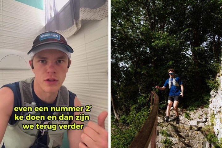 Over poorten klimmen, langs ravijnen kruipen en alleen stoppen voor hoge nood: Warre (24) loopt 100 kilometer langs Italiaanse kust