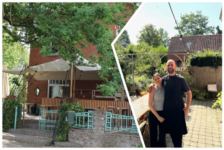 Simon (33) en Isabeau (25) openen opnieuw hun pop-up in hun lommerrijke tuin: “Ik begon met afwassen en tien maanden later was ik chef”