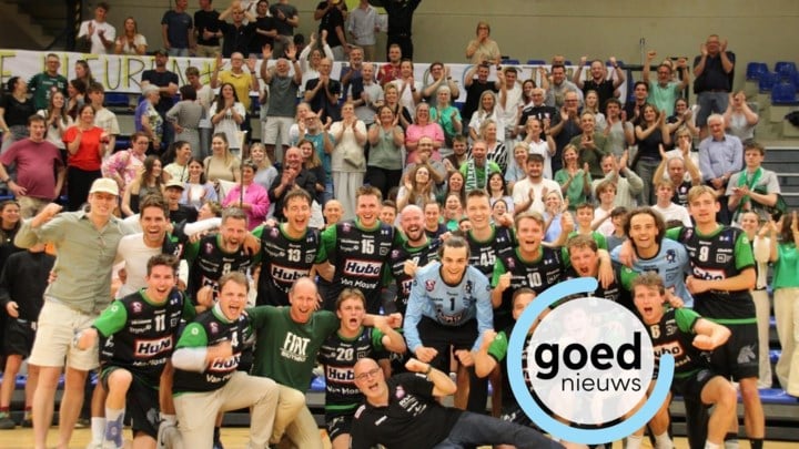C-ploeg Hubo Handbal viert kampioenstitel in de Alverberg