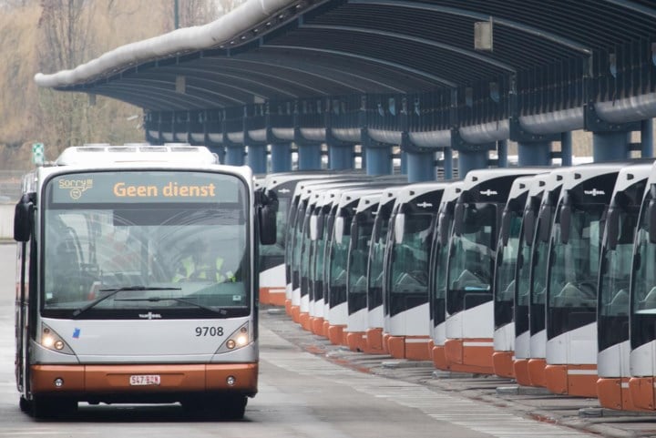 Openbaar vervoer verstoord in Brussel door staking openbare sector