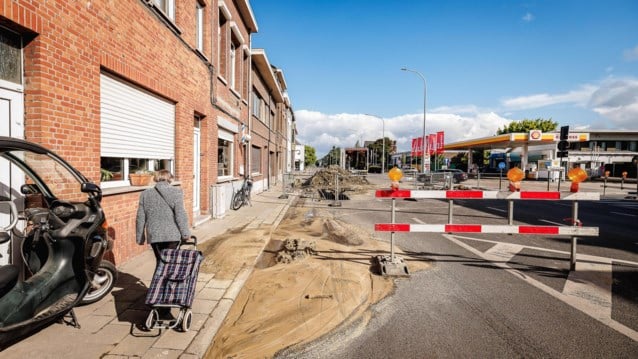 Verkeer kan opnieuw in twee richtingen over Antwerpsesteenweg na verzakking (Mechelen)