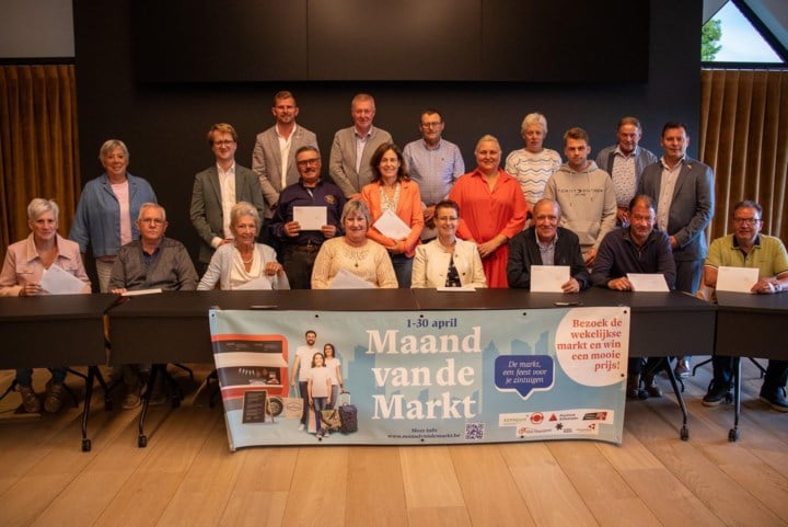 Achttien winnaars na Maand van de Markt in Wingene