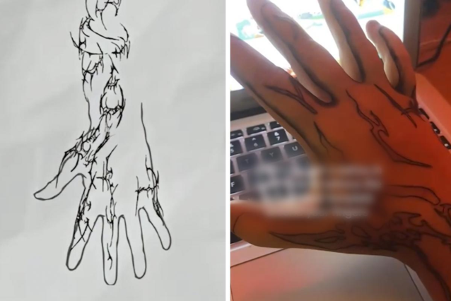Millie (19) laat op reis trendy tattoo zetten, maar tatoeëerder snapt de instructies niet zo goed: “
