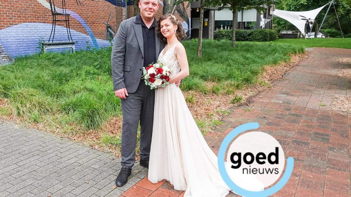 Pas getrouwd: Michael en Larissa in Genk