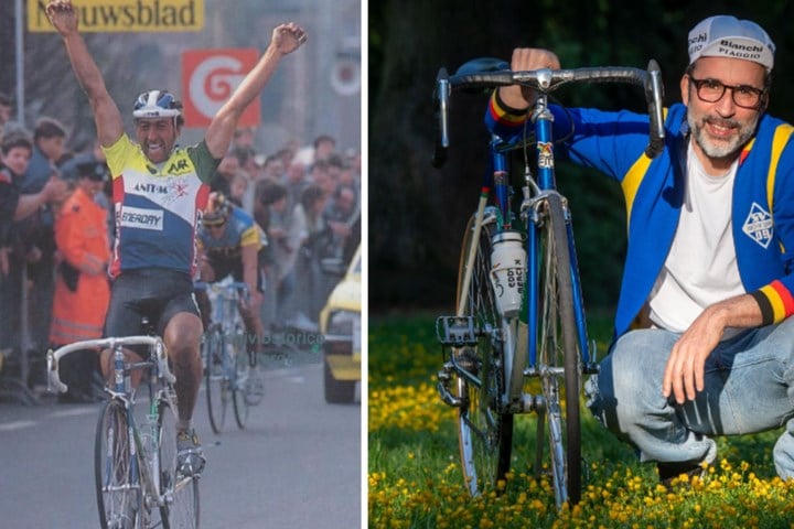 Tarik kocht bijna 40 jaar oude koersfiets van Eddy Planckaert: “Hij is bedoeld om te rijden, niet om stof te vergaren”