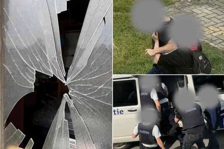 Vechtpartij en verschillende ruiten ingestampt: buurt staat in rep en roer, man (37) opgepakt