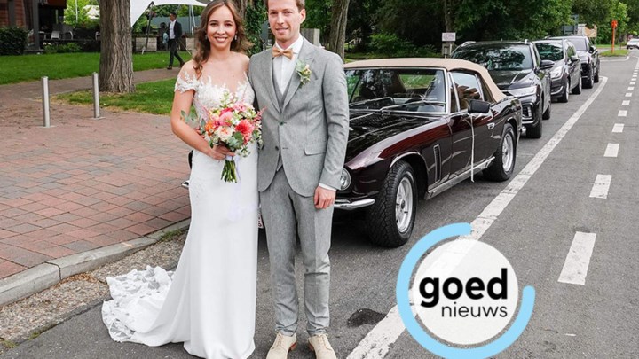Pas getrouwd: Lotte en Tom in Genk