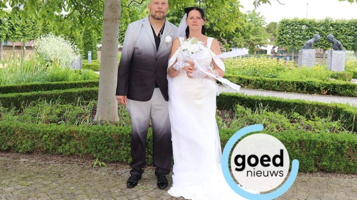 Pas getrouwd: Tom en Natascha in Bree