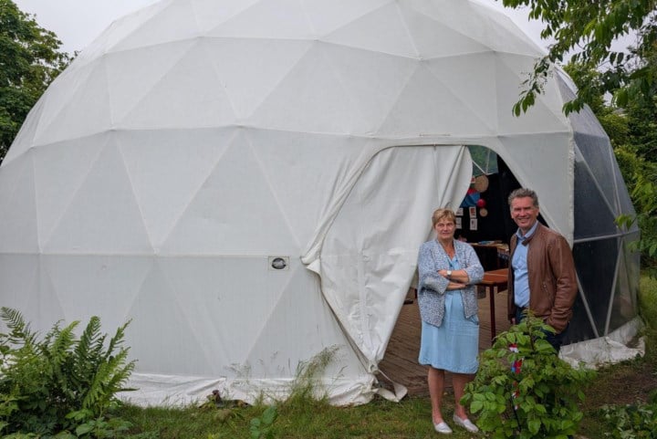 Dometent van feestjaar Kruidtuin krijgt tweede leven in Miniemeninstituut