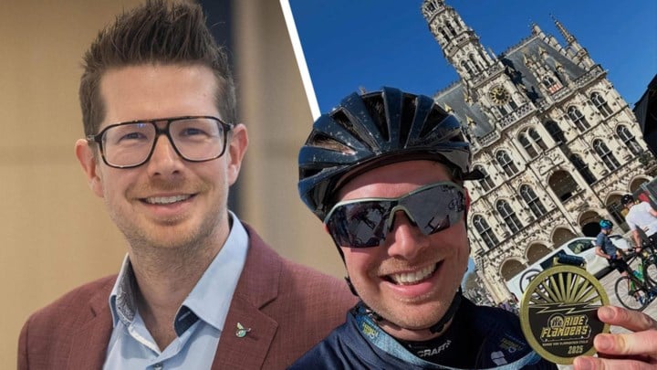 Thomas Vints, burgemeester van Beringen, neemt deel aan triatlon in Heusden-Zolder: “Zwemmen en fietsen gaan me goed af”