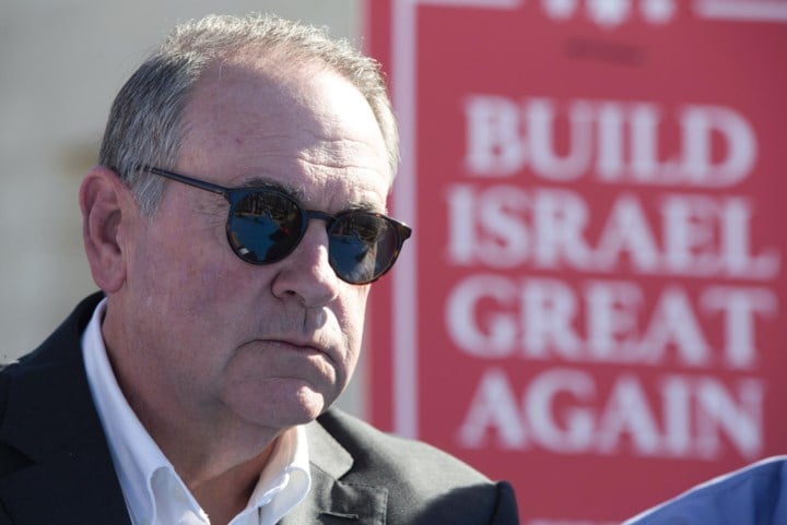Amerikaanse ambassadeur in Israël suggereert dat moslimlanden maar land moeten opgeven voor Palestijnse staat