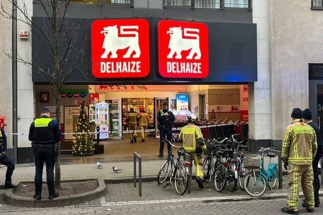 Twee mannen aangehouden in onderzoek naar brandstichting bij Delhaize in Antwerpen