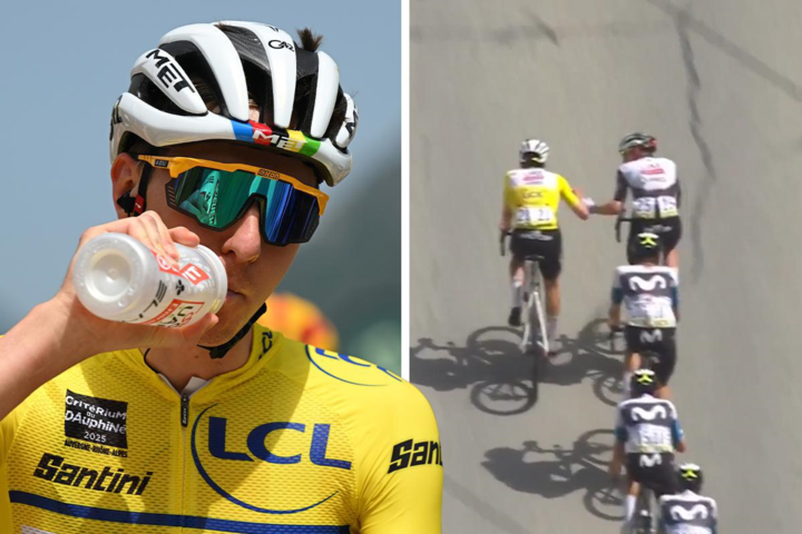 VIDEO. Van alle markten thuis: Tadej Pogacar kruipt even in knechtenrol en voorziet ploegmakker van bidon in aanloop naar slotklim