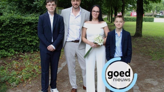 Pas getrouwd: Bert en Stéphanie in Hasselt