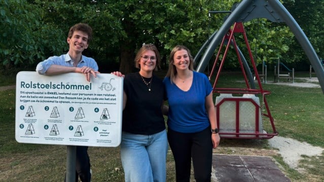 Jong CD&V Edegem pleit voor toegankelijke speeltuigen in Fort 5: “Een speeltuin waar iedereen zichze