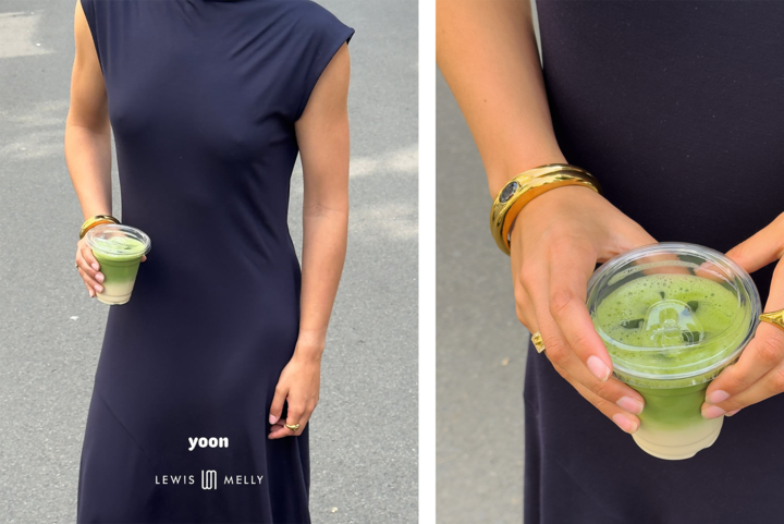 Bekend matcha-merk brengt drankjes naar winkel van Lewis & Melly